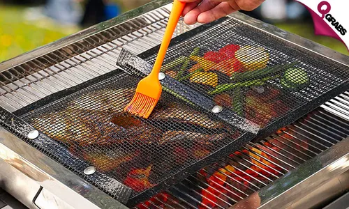 Non-stick BBQ Grill Mesh Bag!